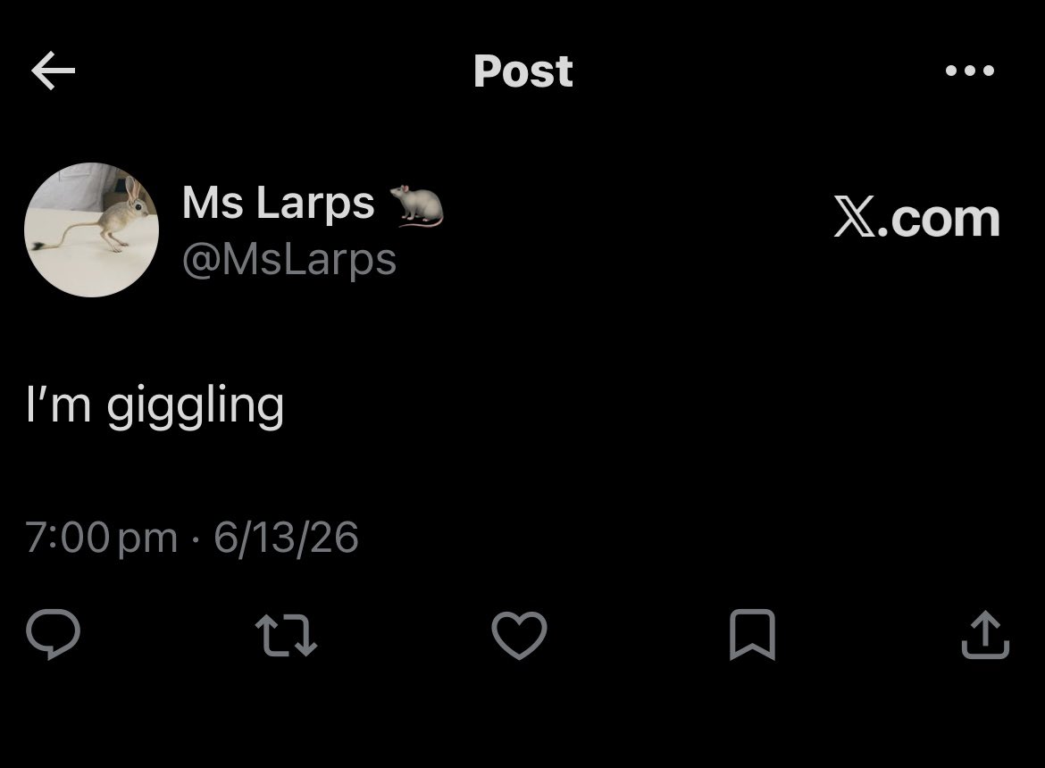 Ms Larps 🐁 tweet media