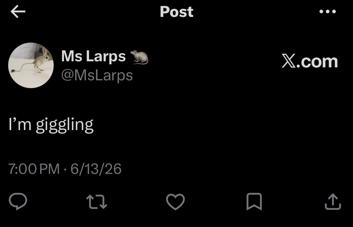 Ms Larps 🐁 tweet media