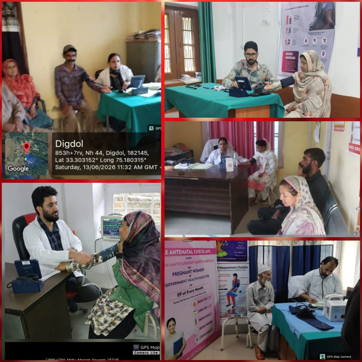 CmoRamban's tweet photo. NCD screening activities are being carried out with renewed momentum on 13 June 2026 in various health institutions of  Ramban, focusing on early detection and timely management of Hypertension and Diabetes
@AkritisagarIAS @NHMJK5 @dhs_jammu @dcramban @DIPRRambandic @vikas2059 https://t.co/ZrURiTOeD6