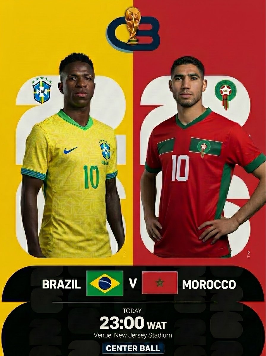 edemagbana's tweet photo. Morroco will beat Brazil tonight !!! https://t.co/XYyke8cGCo