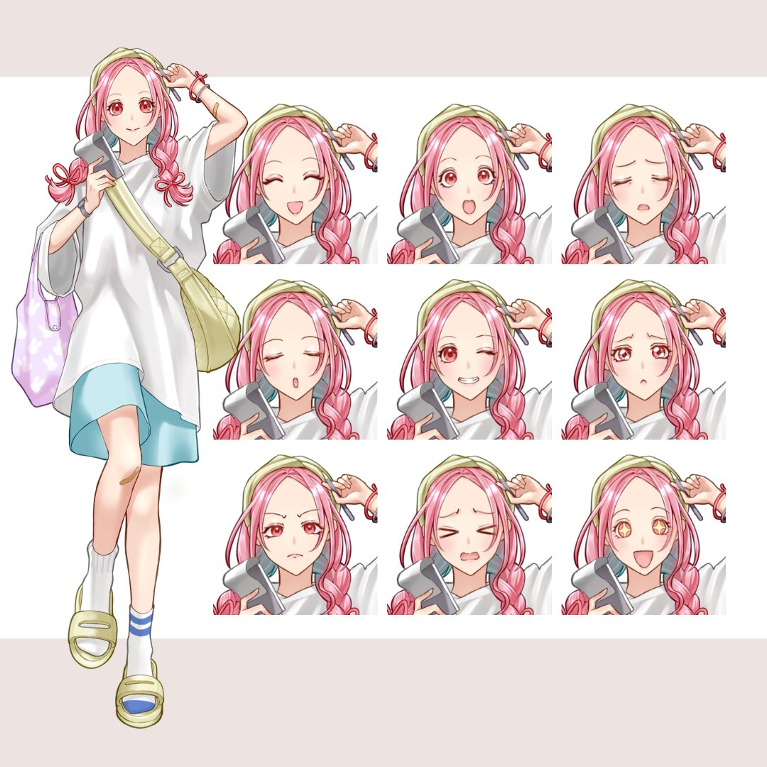 onikuukino's tweet photo. せっかちな節約家の女の子をイメージして制作！
ちょっとズボラでおっちょこちょいな性格…というつもりで描きました
バッテン目とキラーン✨の表情がお気に入り https://t.co/yPev8nKvXN