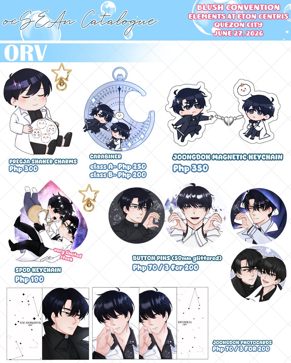 ocSEAn28's tweet photo. ✨Art Catalogue for #BLushcon2026✨

Featuring my fave fandoms: ORV Joongdok, ALNST Ivantill, THGLL 240J, TGMND and PLAVE 

I am also accepting Preorders🍀
PO🔗: https://t.co/uT61NXkMVN
deadline📅: June 24, 11 PM

Feel free to brows though this thread for my entire catalogue

1/3 https://t.co/tl80dMziut