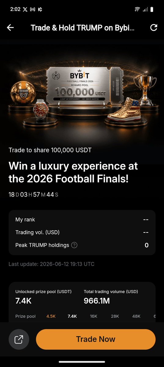 Zooonthe's tweet photo. @Bybit_Official #NewFinancialPlatform

$TRUMP is setting up for an exciting session. Let's see if buyers can take control! 🚀 https://t.co/g6YWBSRgNx
