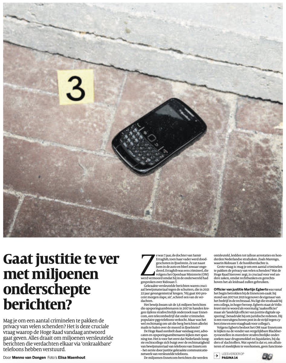 Moszkowicz's tweet photo. The importance of the Ennetcom ruling for all crypto/pgp cases (SkyECC/Encrochat)

In 2016/2017, Dutch authorities copied the Canadian Ennetcom server and gained access to millions of decrypted private messages from tens of thousands of users. In a 2022 @volkskrant  interview (see attachment) by @vkmenno , prosecutor @MartijnEgberts1 defended this operation by claiming that Ennetcom was deliberately set up to serve criminals. He argued that the company sold expensive PGP phones almost exclusively to criminals, and that the investigation was a legitimate money-laundering probe against the company itself. The millions of messages were presented as justified “bycatch” because “almost all users were criminals.”

What the Court Actually Ruled

The Court of Appeal acquitted my clients Ennetcom, its director, and an employee of exact those core accusations that formed the basis for this massive data grab:

- Acquitted on money laundering.
The court found there was insufficient evidence that the company’s revenues came from criminal sources or that the company was knowingly laundering criminal money.

- Acquitted on the central part of the criminal
organisation charge. 
The court ruled that it could not be established that Ennetcom operated as a criminal organisation with the aim of facilitating criminals. It was not proven that the company knew its customers were mainly criminals, nor that its business model was designed to help them commit or conceal crimes.

The court explicitly stated that offering secure and encrypted communication is not in itself a criminal activity. The main narrative used by the  prosecutor in 2022 — that Ennetcom was a deliberate facilitator for the underworld which is exactly the same for the cases agains SkyECC and Encrochat— has been rejected.

Why This Ruling Is So Significant

The Ennetcom hack was the first major decryption operation of its kind in the Netherlands. It became the blueprint for later cases involving EncroChat, SkyECC and similar networks. The prosecutor's recurring justification has always been the same: these services were almost exclusively used by criminals, so bulk decryption and searching of millions of messages was necessary and proportionate.
The Court of Appeal has now made clear that this central assumption does not hold up — at least not for Ennetcom. If the company cannot be proven to have knowingly facilitated criminals, then the legal and ethical foundation for copying an entire foreign server containing millions of private communications becomes much weaker.

A Much-Needed Correction

For years, the  prosecutor's presented the Ennetcom operation as a precise, targeted action against a company that was knowingly serving organised crime. The Court of Appeal has now ruled that the evidence does not support that picture. The core justification for one of the biggest privacy intrusions in recent Dutch legal history has been significantly weakened.
This ruling should lead to a broader and more critical discussion about the use of bulk decrypted data in criminal proceedings — not just in the Ennetcom-related cases, but in all the cases that followed the same model; SkyECC, Encrochat, Matrix etc..

Justice is not only about catching criminals. It is also about ensuring that the methods used respect fundamental rights and are based on facts that can actually be proven in court.

The Ennetcom judgment is an important step in that direction.