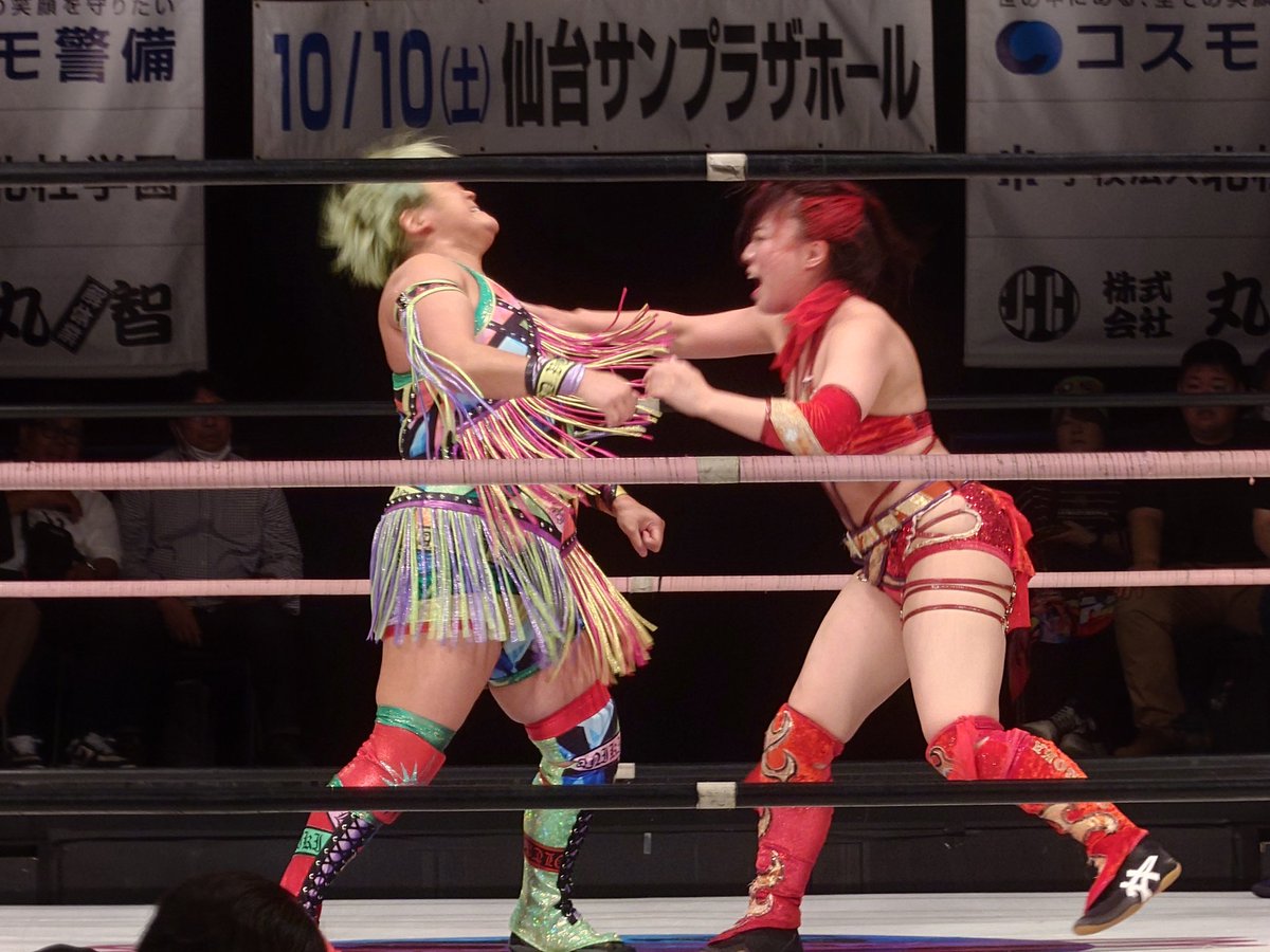 a_gato302's tweet photo. 2026.6.13仙女　仙台PIT
愛海と水波🆚赫覚醒

���覚醒が激戦を制し、タッグチャンピオンに！

#SENJO
#赫覚醒
#愛海と水波 https://t.co/nCoqHs9I0M