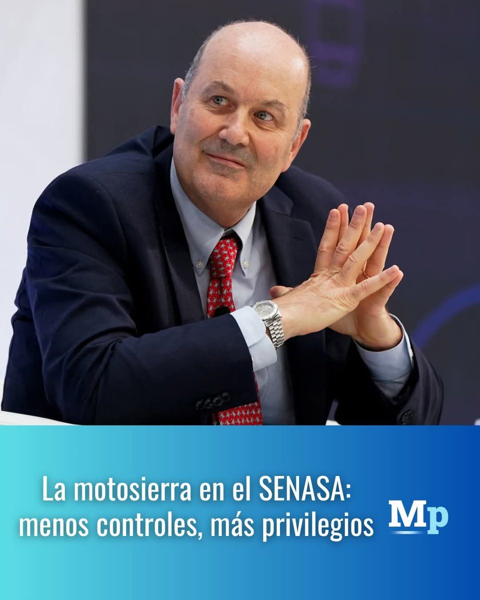 YfranEly's tweet photo. La motosierra de Sturzenegger no vino a transparentar nada en el SENASA. vino a romper equilibrios internos, debilitar controles y abrir negocios para actores con llegada política  un esquema de privilegios para laboratorios que consiguen trato preferencial. https://t.co/p9l8fHySPA