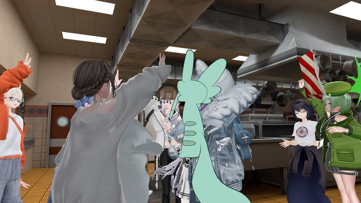 soyo_high's tweet photo. 「そよかぜ生と遊ぼう」最終日ですがKitchen Cooks!に行きました!

今回のイベントに参加してくださった皆様ありがとうございました。

本日は22時からそよかぜハイスクールの三期応募動画が公開されますので是非ご覧ください！

#そよかぜハイスクール https://t.co/pEo6Q9O2a2