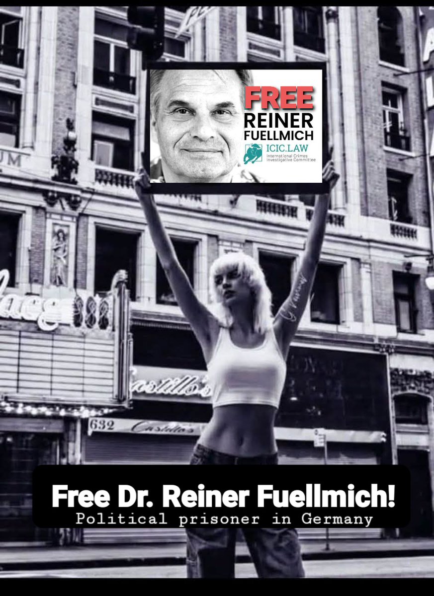 FreeFuellmich's tweet photo. BORN FREE! ❤ FREE Reiner Fuellmich!
2️⃣ years 8️⃣ months 1️⃣ day in prison! Innocent! 
Oct. 13th, 2023 - June 13th, 2026
#VigilForReinerFuellmich Today! #Bremervörde #Germany
Political prisoner! Still in pretrial detention! No legally valid verdict! 
FB ➡️💠https://t.co/DPrhZu6bZs https://t.co/MOTz9seL10