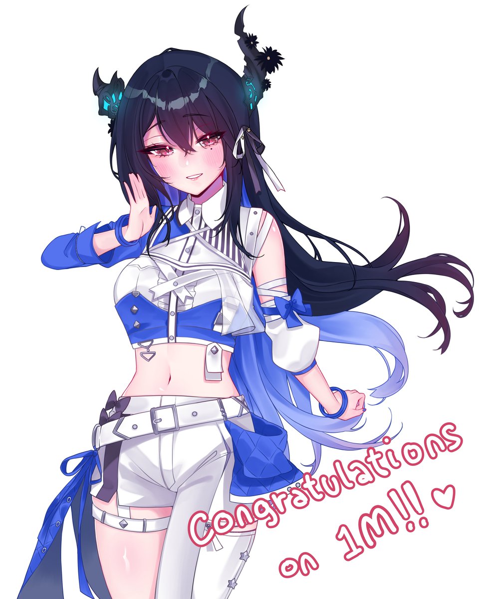 Hoshiiii_art's tweet photo. Congratulations on 1M! You really deserve it for being an icon and inspiration to us! Love you always! 💙 #RavenCrafts https://t.co/yBVgaVmiv1