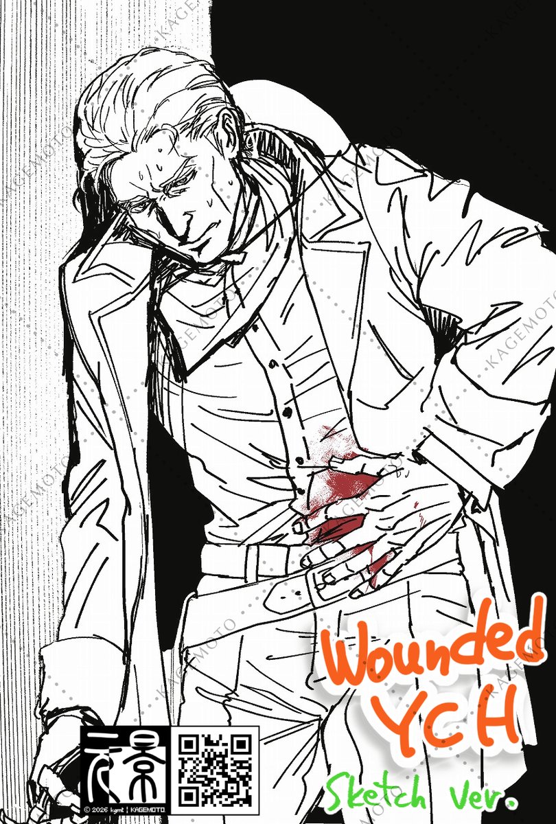 kgmt_rhizome's tweet photo. 🩸Wounded YCH is now OPEN on VGen. Accepting characters. Secure your slot and let me draw your OC in a gritty, cinematic noir scene.
✨Launch Promo: 20% OFF Base Price!
⚠️Fixed pose / Surprise me style (No WIPs)
#VGen #VGenCommission #YCH #whump #oc
🔽Link in the thread below! https://t.co/Zrcy6ERs8m