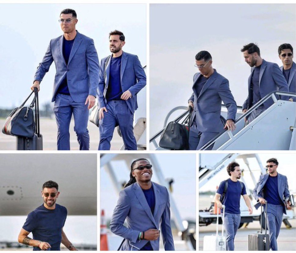 CuriosidadesEU's tweet photo. 🇵🇹🛬 Cristiano Ronaldo e Portugal chegaram para a Copa do Mundo! https://t.co/D8lGnkQO62