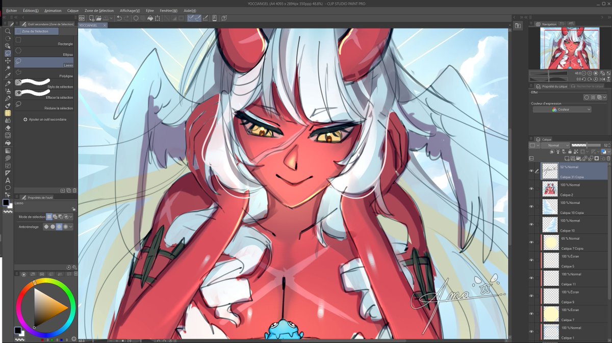 AmasaChan's tweet photo. The prettiest Angel (little sketch I did during the debut but totally for got to post '-')

#akumillust https://t.co/QXLbg82bxm