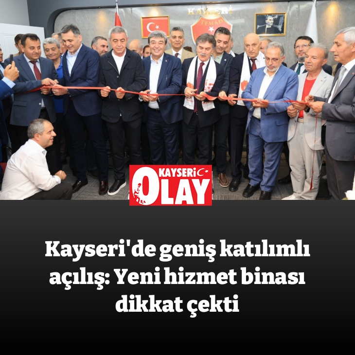 KayseriOlay's tweet photo. KAYSERİ'DE GENİŞ KATILIMLI AÇILIŞ: YENİ HİZMET BİNASI DİKKAT ÇEKTİ

https://t.co/hwWgLjo994

@temadankara @DursunATAS38 https://t.co/cXGAPL1S6A