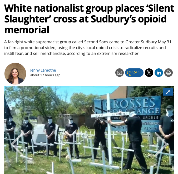 WiretapMediaCa's tweet photo. @Derekrants The Government can use the opioid crisis to destabilize society and enrich itself, but anyone who stands against it is "radicalizing recruits." https://t.co/XDo4BZXWvV