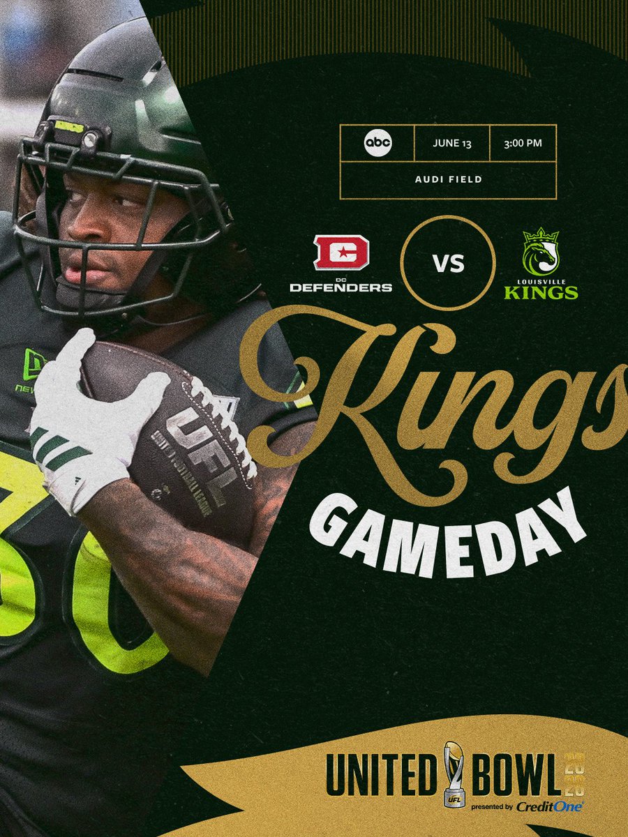 UFLKings's tweet photo. IT'S GAMEDAY, KINGS NATION 👑

FOR ALL THE MARBLES 😤 https://t.co/npHuZaiaCM