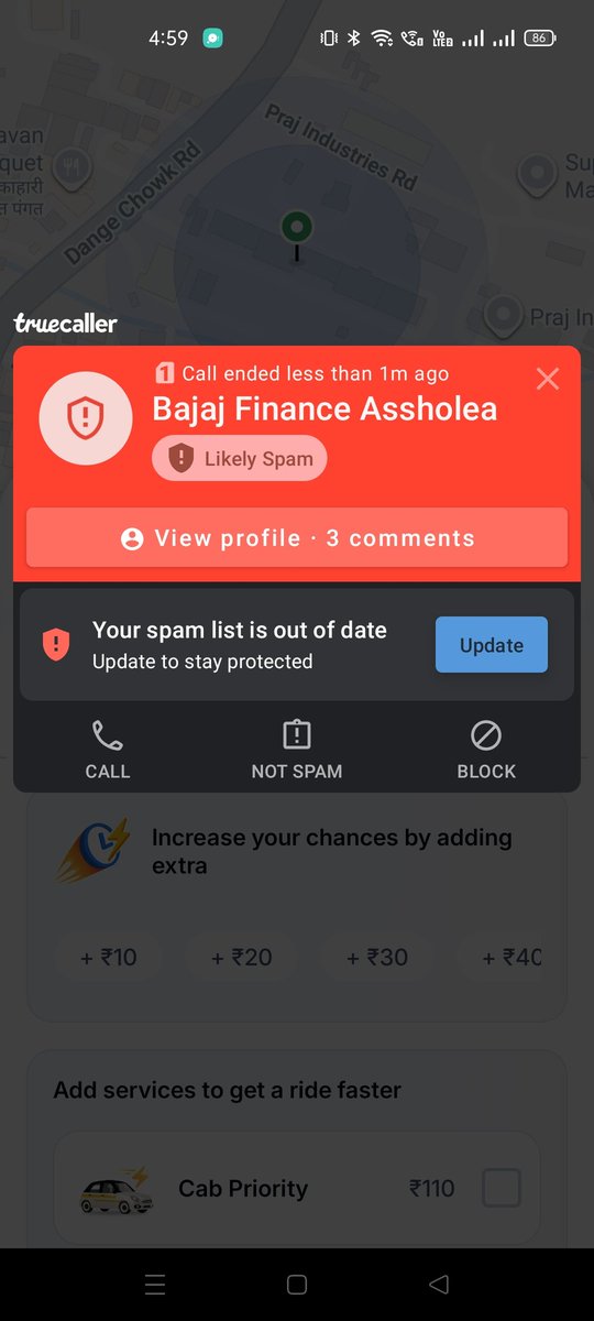 i_rakeshj's tweet photo. @Bajaj_Finance check the screenshots
Your team told me, my no excluded still I am getting these calls
No wonder true caller show these no as a**h*l*
Let me know how will these call stop.
Does this require complaint to @TRAI https://t.co/TP0wxS6lNZ