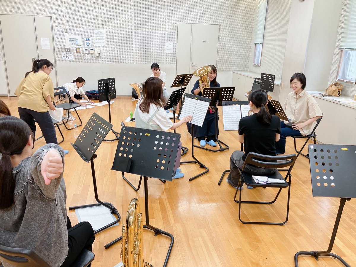 MsEbatanchi's tweet photo. こんばんは🌙
今日は練習日でした！
曲とパートを決定しました🎶

まもなくチラシ完成します✨
9/6（日）の朝は京都に集合！！ https://t.co/eBKbxTigUF