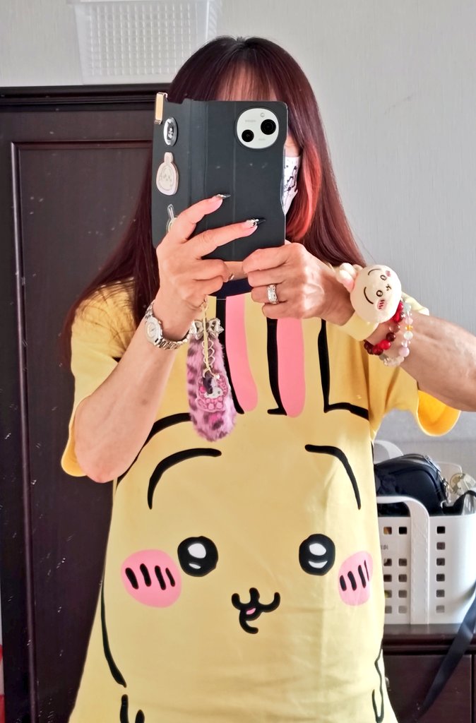 dreamaska's tweet photo. う❤さ❤ぎ🐰だらけのちはるん
かなりめだつ😂😂😂ww
後ろの尻尾や、腕もみてね
かっわいいの( ơᴗơ )♡
胃カメラはかなりつらかったな
ねむいなぁ
今日も頑張った🔥 https://t.co/pQkaCXu8uz