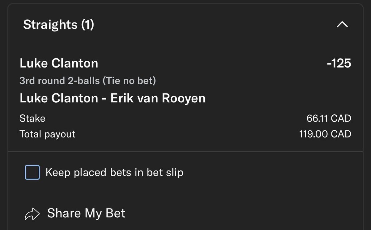 SPGGambling's tweet photo. RBC Canadian Open 🇨🇦 ⛳️ 

Erik van Rooyen vs Luke Clanton

2 Ball Action

🆓 ✅ $2.89

And

🆓 ✅ $2.89 https://t.co/Ig66YXlFQJ