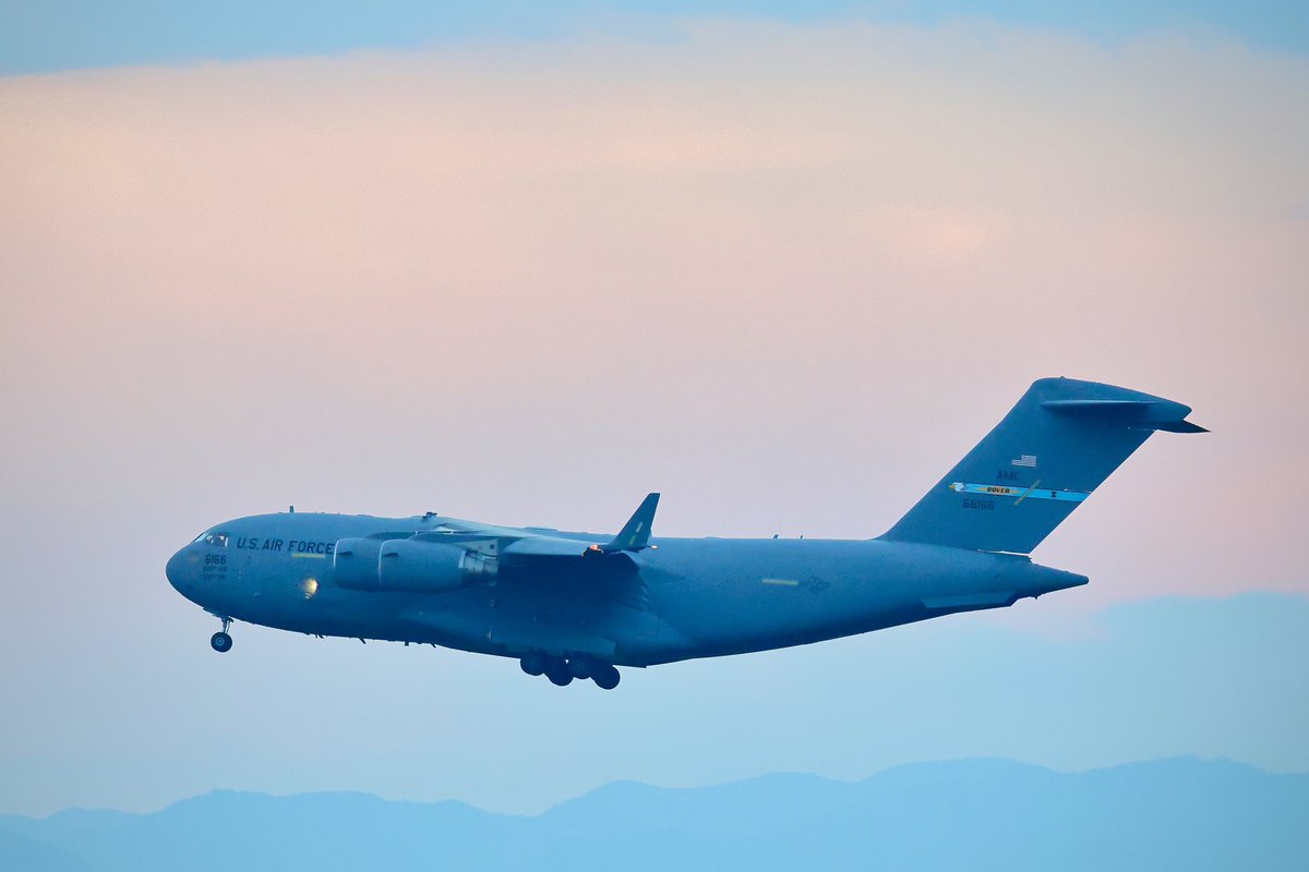plusty11's tweet photo. RJTY 横田基地　
2026/06/13  17:20
C−17A  Dover
R/W18 ↘︎
#c17a 
#rch432 
#dover
#横田基地 https://t.co/pklMnGn2xS