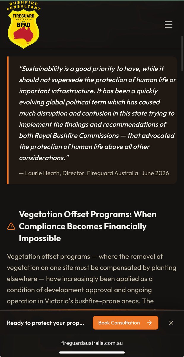 bushfirereports's tweet photo. When #Sustainability replaces approved #BushfirePlanning Provisions 

#Bushfire #bushfiresaustralia #bushfirerecovery

https://t.co/7UOpt7QBNm https://t.co/tRLQISZgqj