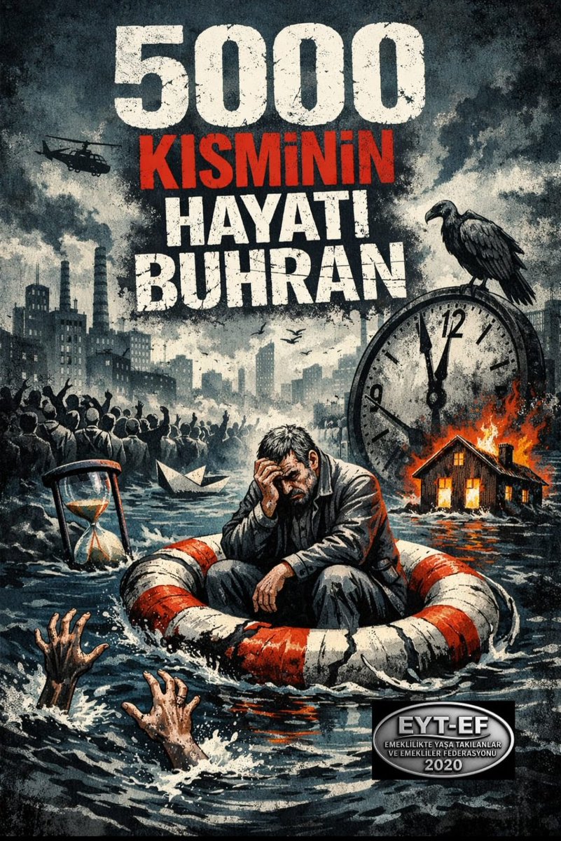SaadetN1's tweet photo. 🌬13.06.2026 #Cumartesi 

⛈️Etiketler 

EMEKLİ 
Emeklide Mutfak Buhran...!

⚡️

EYT
5000 Kısminin Hayatı Buhran !!!...

🌨
#EmeklideMutfakBuhran
#5000KısmininHayatıBuhran https://t.co/tG5gL2uOTr