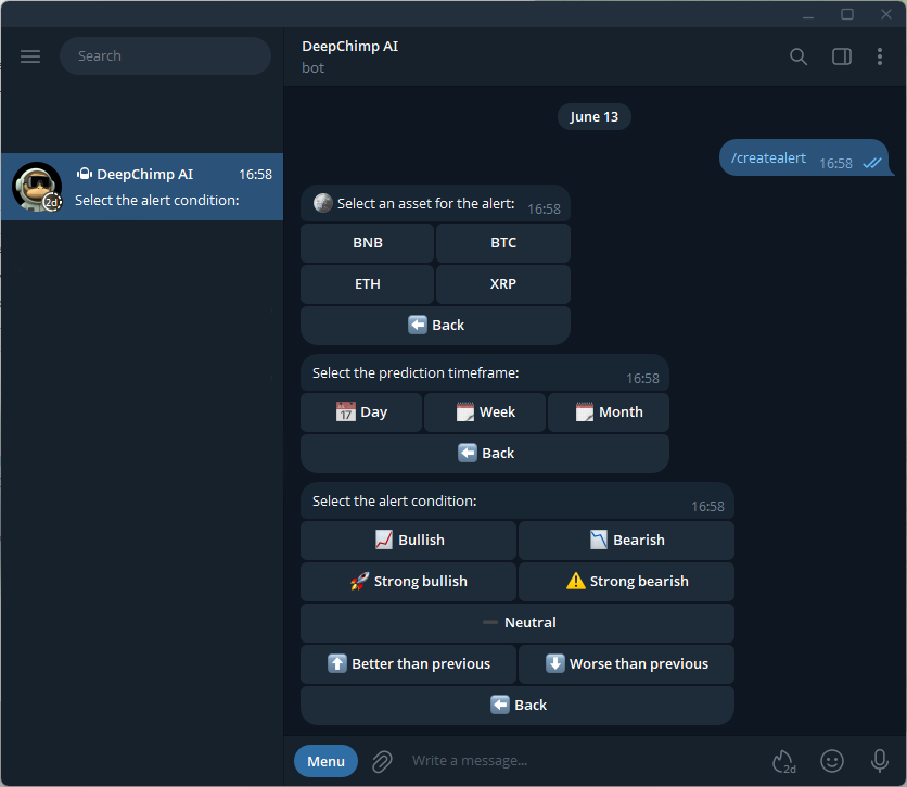 deepchimp's tweet photo. 🚨 https://t.co/ZJAsq1qAnl alerts are now LIVE on Telegram⚡

Track crypto predictions for FREE:
#BTC #ETH #BNB #XRP

📅 Day / Week / Month
📈 Bullish alerts
📉 Bearish alerts
🚀 Strong moves
🔁 Trend changes

Start now 👉 https://t.co/mCL2dra8B1 https://t.co/QPoOJJggI8
