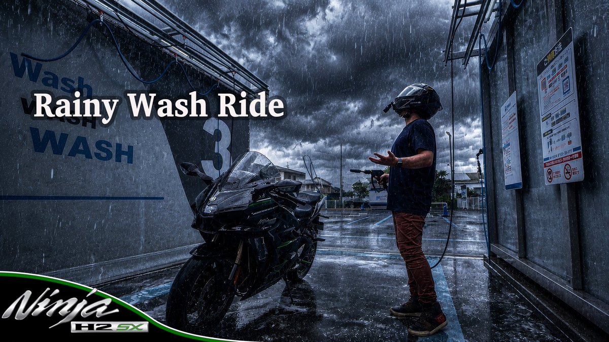 QuakRider's tweet photo. 新作動画⚡️

【雨の洗車】Ninja H2 SX - 梅雨の洗車は晴天時より綺麗になるのか試してみた | SUPERCHARGER  Sound [4K/60] POV

https://t.co/9atfcxfUR0 https://t.co/wFjnQ8Tdhk