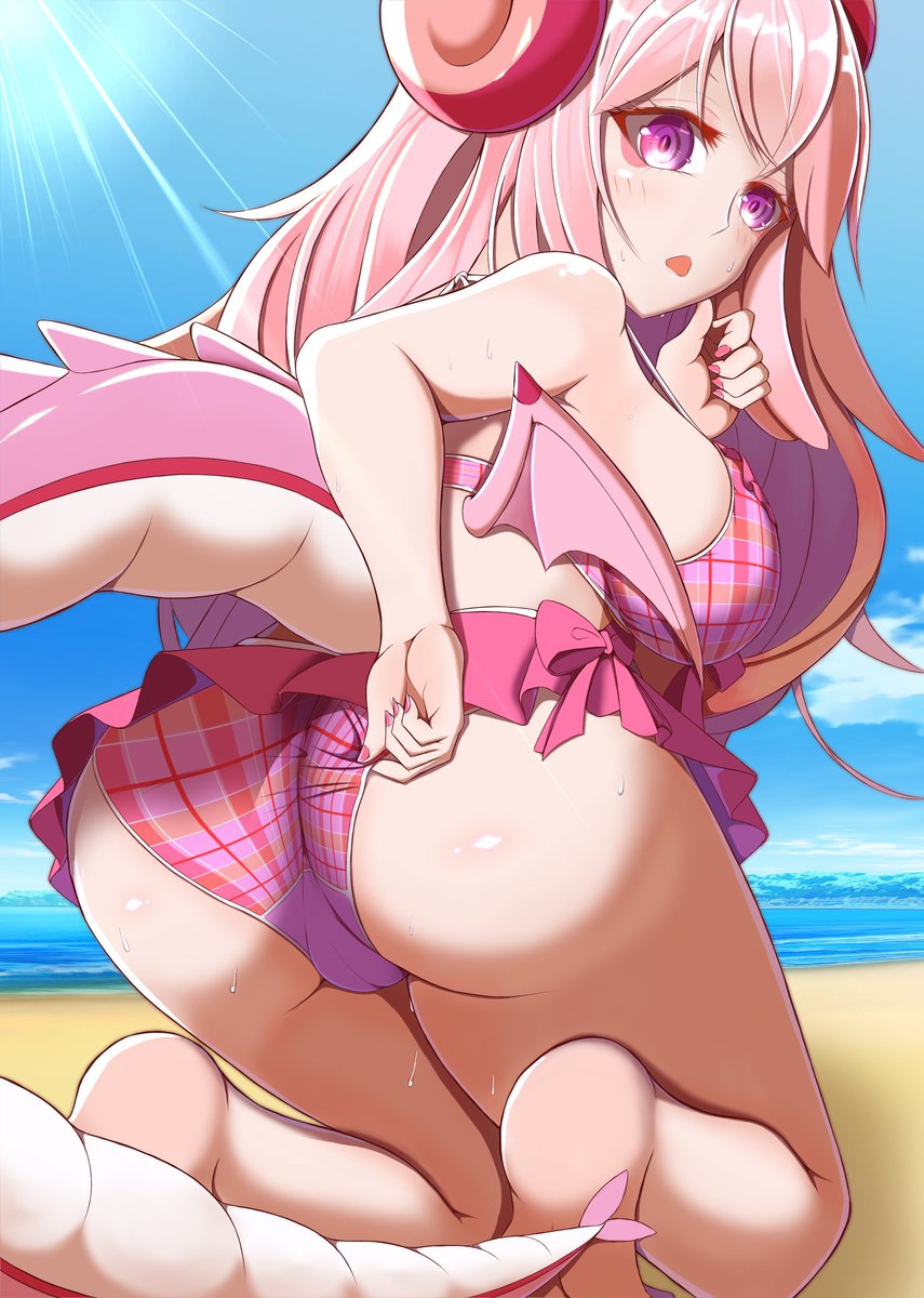 gV5Wp5qklKEbO8x's tweet photo. 水着ナサリー完成したよハルトォォォォ！！！！
なんと言いますか、本当にムッチリさせ過ぎましたな(笑)
#OCGファンアート
#ドラゴンメイド https://t.co/PQ2h0vLEIh
