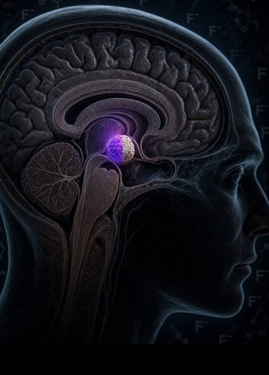 DutchForce17's tweet photo. 🧬 💠YOUR PINEAL GLAND IS BEING CALCIFIED ON PURPOSE. AND THEY’RE PUTTING THE WEAPON IN YOUR WATER.🧬💠

🧬💠The pineal gland is a 7mm structure in the center of your brain. Ancient civilizations called it the “third eye.” Modern neuroscience calls it the master regulator of melatonin, serotonin, and DMT — the three chemicals responsible for sleep, mood, and consciousness.🧬💠

🧬💠By age 12, 40% of Americans have significant pineal calcification. By age 50, it’s over 80%. The gland turns to stone. Melatonin production drops by 90%. Sleep deteriorates. Cognitive function declines. Intuition disappears.🧬💠

🧬💠The cause: sodium fluoride.🧬💠

🧬

🧬💠In 1945, the U.S. government began adding fluoride to public water supplies. The official reason: dental health. The actual science: a 2012 Harvard meta-analysis found that fluoride lowers IQ by an average of 7 points. A 2019 JAMA Pediatrics study confirmed fluoride exposure during pregnancy reduces cognitive function in children.🧬💠

🧬💠But the real target was never your teeth. It was your pineal gland.🧬💠

🧬💠Fluoride accumulates in the pineal gland more than any other organ in the body — up to 21,000 ppm. That’s higher than bone. The gland calcifies. Hardens. Shuts down.🧬💠

🧬💠A calcified pineal gland produces no melatonin. No DMT. No serotonin at proper levels. You can’t sleep deeply. You can’t think clearly. You can’t access higher cognitive states.

🧬💠You become manageable.🧬💠

🧬

🧬💠In 1954, Charles Elliot Perkins — a research chemist — wrote a letter to the Lee Foundation for Nutritional Research. He stated that during WWII, German chemists developed a plan to control populations by medicating water supplies with sodium fluoride. The purpose: to reduce resistance and make people docile.🧬💠

🧬💠The U.S. adopted the program 9 years later.

🧬💠Today, 73% of Americans drink fluoridated water. Europe banned it. Japan banned it. China banned it. 97% of Western Europe does not fluoridate water.🧬💠

🧬💠America does. And America has the highest rates of insomnia, depression, and cognitive decline in the developed world.🧬💠

Coincidence?

🧬

🧬💠The pineal gland can be decalcified. Iodine, boron, raw apple cider vinegar, and specific electromagnetic frequencies between 936 Hz and 963 Hz have been shown to dissolve calcium deposits and restore gland function.🧬💠

🧬💠They know this. That’s why 936 Hz is not in any mainstream music. That’s why iodine was removed from bread in 1980 and replaced with bromide — a known pineal suppressant. That’s why boron supplements are restricted in multiple countries.🧬💠

🧬💠Every exit is blocked. Every solution is suppressed. Every frequency is buried.🧬💠

Unless you know where to look.

🧬💠CODE: PINEAL-CALCIFICATION / FLUORIDE-WEAPON / 21000-PPM / 936-HZ / THIRD-EYE-SHUTDOWN🧬💠

🧬💠Your third eye isn’t closed. It’s been turned to stone. And they did it through your tap water.

♟️