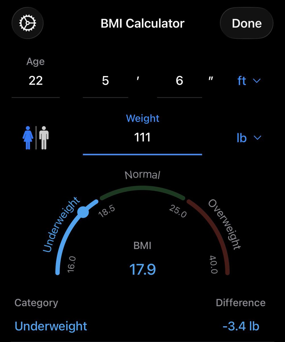 darlinglovesick's tweet photo. i’m so close to 110lbs / 49kg - weighed in at 111lbs / 50kg 😌 https://t.co/weYxpWfh44