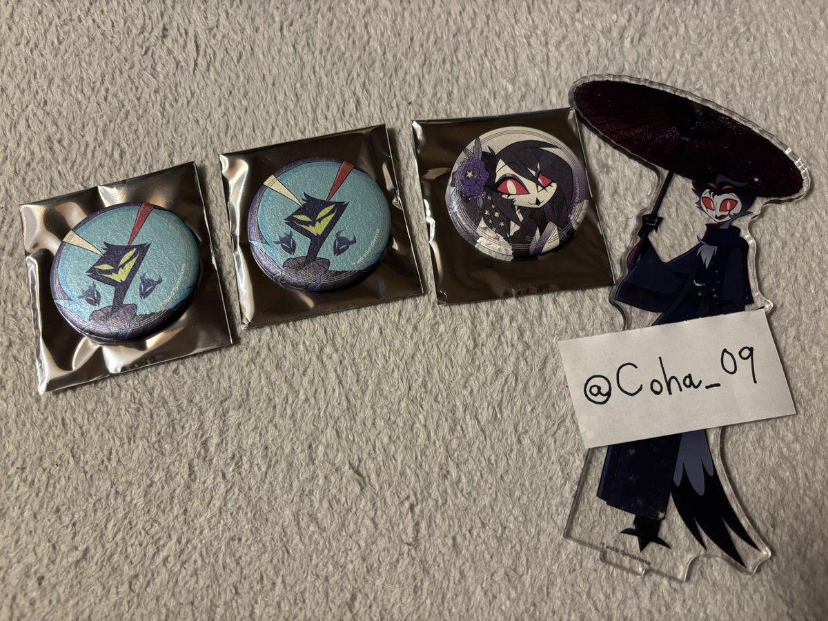 Coha_09's tweet photo. ヘルヴァボス
ましコレ ･特典･缶バッジ 交換求め

求: ブリッツ･ストラス
(優先 ストラス)

譲り:写真

缶バッジ求め:モクシー･ミリー･フィズ

郵便⭕️
手渡し⭕️(池袋･町田･新百合ヶ丘)

よろしくお願いいたします🙏 https://t.co/Ta0WvAyCN0