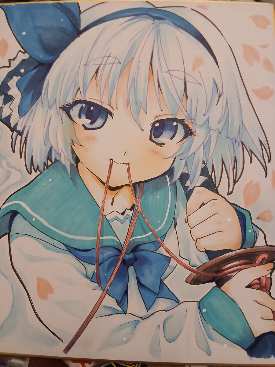 色紙描いてます。 #東方Projectㅤㅤㅤㅤ #台湾例大祭