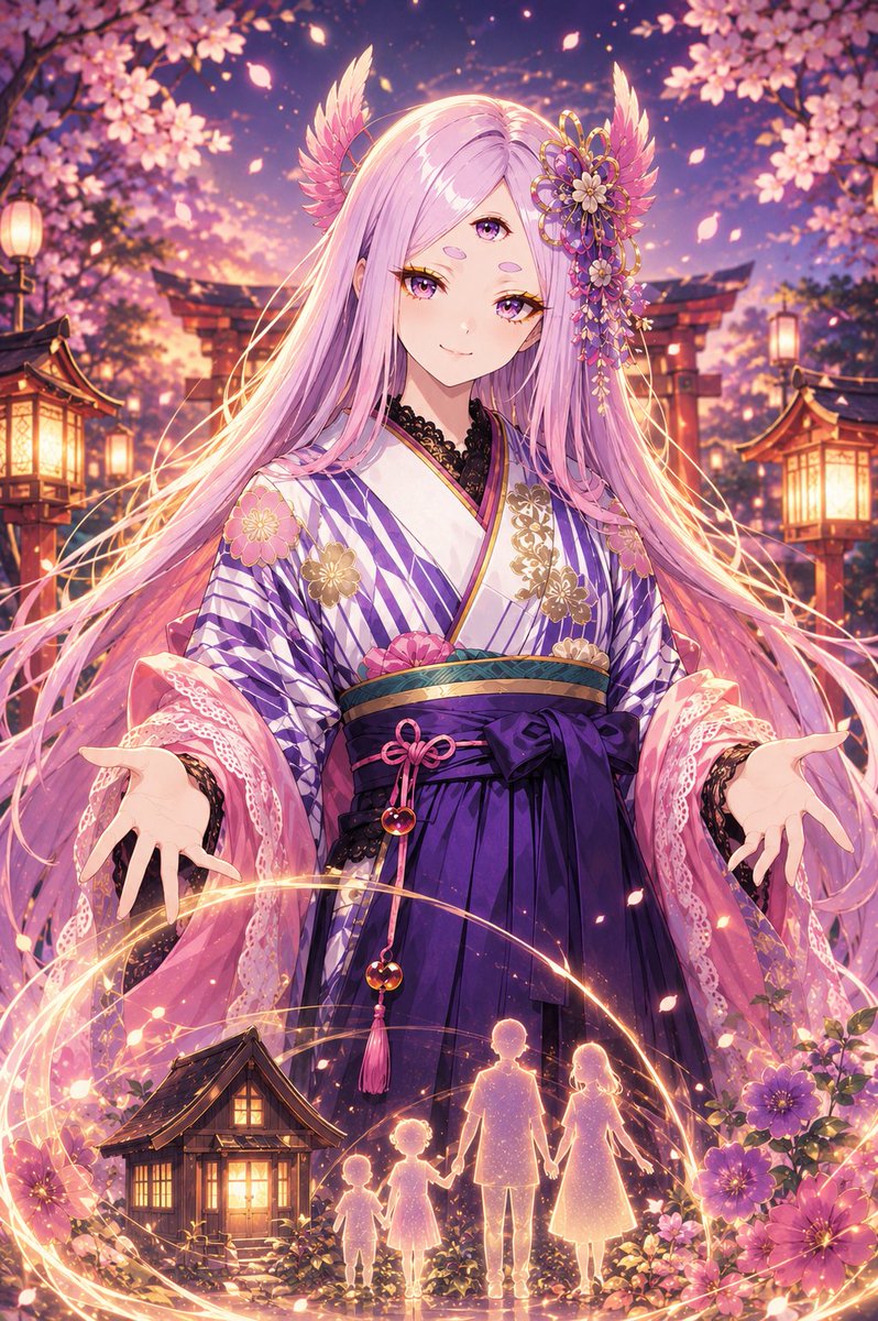 strix8_'s tweet photo. ⛩️#AI招福神社⛩️
✨家庭円満✨
あなたと、あなたの大切なひとが笑顔でありますように💖🙏 https://t.co/973myIX9VI