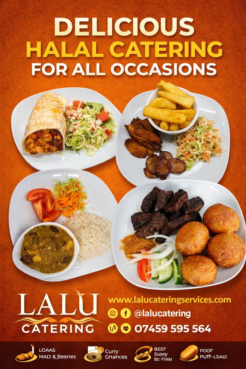 lalu_catering's tweet photo. Weekend Treat

It's Saturday afternoon.

What are you ordering first?
🍛 Jollof Rice 🍩 Puff-Puff 🍌 Fried Plantain 🥟 Fish Roll
Or Curry goat with white rice

https://t.co/fYxNeMpWeP
#LaluCatering 
@AnnieAGibbs  @AMCo1 @MyWoolwich @BlacAwards @PopUp_Africa @GreenwichHour https://t.co/XsQPjxBe9y