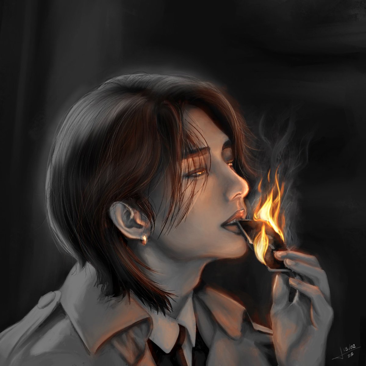 lecsketch's tweet photo. Playing With Fire🔥
#Hyunjin #현진 #StrayKids #스트레이키즈 #fanart https://t.co/i0E2pXIs3a