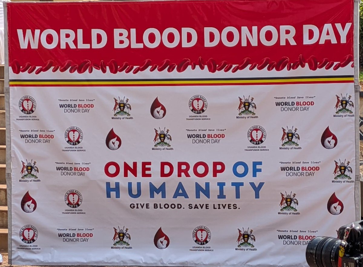 JonardPost's tweet photo. Mrs. Charlotte Kainerugaba, wife of the Chief of Defence Forces, SPA/SO ,CDF Gen. Muhoozi Kainerugaba,@mkainerugaba ,today graced the World Blood Donor Day celebrations as Chief Guest at the Uganda Blood Transfusion Services (UBTS) Headquarters, Nakasero Hill, Kampala. https://t.co/BjSab4WHAw