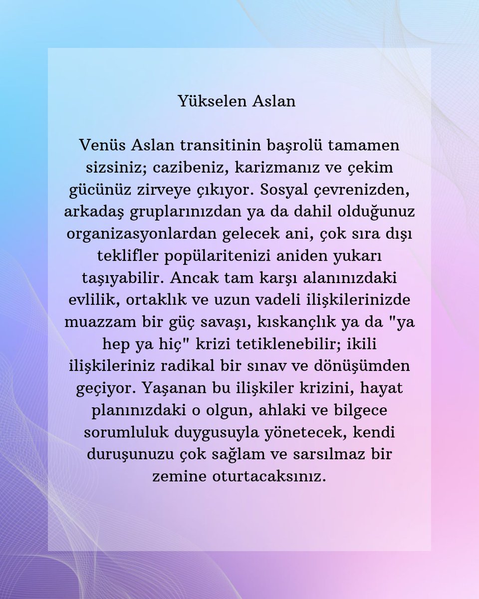 rosaryum's tweet photo. 💫 13 Haziran - 9 Temmuz: Venüs Aslan Burcunda seyahat ediyor. Yükselen burçlara etkisini görsellerden okuyabilirsiniz.
#Aslan #Başak #Terazi #Akrep https://t.co/tWdjq3T28C