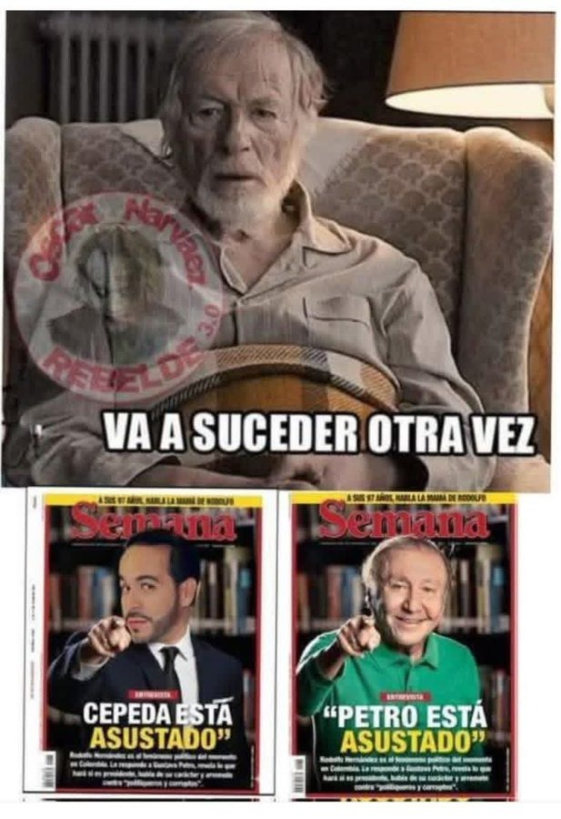 J0C0ST's tweet photo. @RevistaSemana Nada de nervios https://t.co/qAbe1rZMPn
