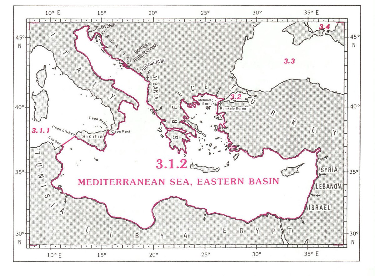 NGlyfada's tweet photo. @MustafaKaraSulo @ottomanenglish In the meanwhile east med according to UN maps https://t.co/hHhI4hwBm9