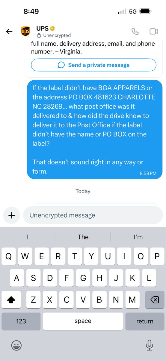 CoreyWhiteCW's tweet photo. @UPS where is my package? 
From your staff hanging up the phone continuously to this response … this is very unacceptable service.
What local Post Office?… what location?
Where was the package scanned delivered to? https://t.co/SWLZba4Yl3