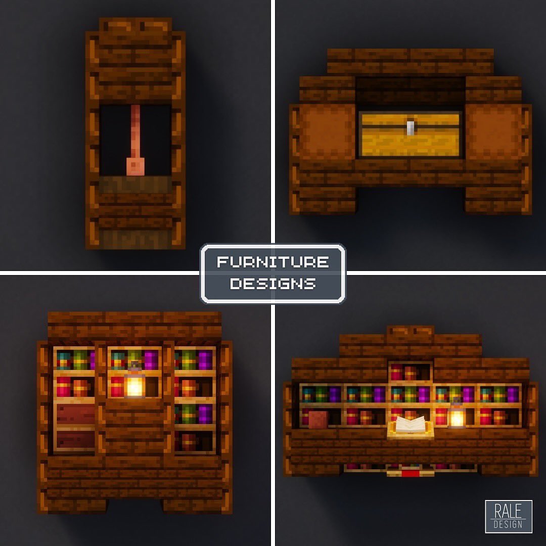 RaleDesign's tweet photo. Minecraft Dark Oak Designs
 #minecraft #mc #minecraftbuilds #minecraftdesigns #minecraftinspiration #minecraftdecoration

⬇️ Download my Builds on Patreon (bio) https://t.co/QdHNiq8TF2