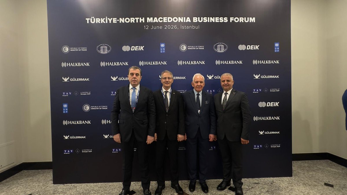 RumeliDernegi's tweet photo. Genel Başkanımız Özcan Sönmez ve Yönetim Kurulu üyelerimiz ile birlikte, 12 Haziran 2026 tarihinde İstanbul Grand Cevahir Oteli'nde gerçekleştirilen Kuzey Makedonya–Türkiye İş Forumu'na katılım sağladık. https://t.co/WIbqjZO86v