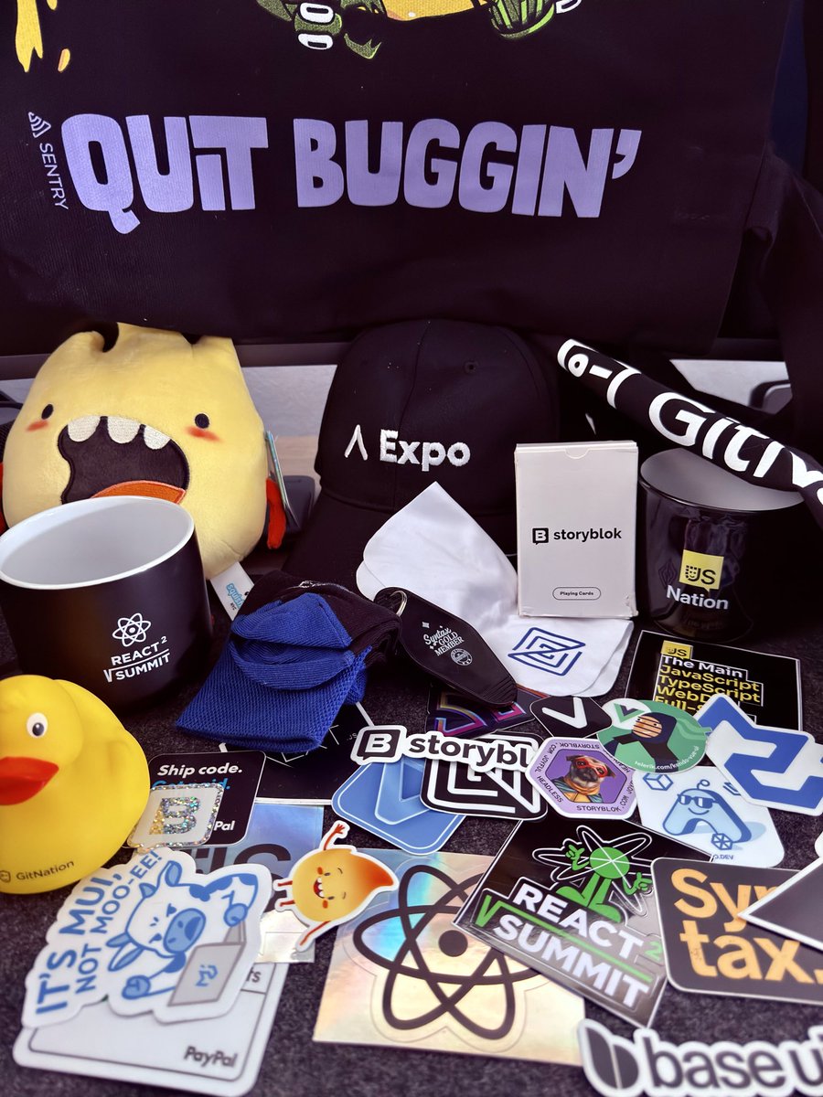 stinodev's tweet photo. And a lot of cool swag! https://t.co/RXtYe4zcat