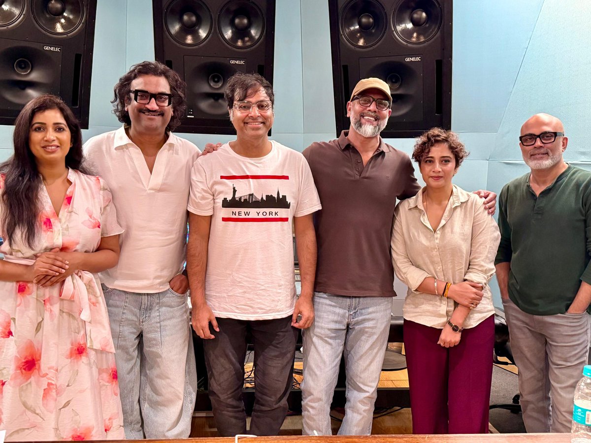 swapnil_MDSG's tweet photo. Banger loading ❤️‍🔥🔥 
Ajay Atul and Shreya Ghoshal recorded songs for Shraddha kapoor's #Eetha. I just can't waittt https://t.co/Uxhpau35v3