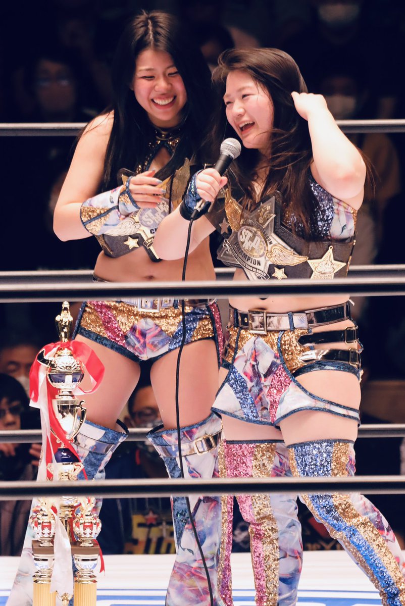 kuni9991's tweet photo. 2024年5月12日後楽園ホール
ゴッデス・オブ・スターダム選手権

FWC vs 02 line 

明日の後楽園ホールのメインイベント(試合順は発表されていないがおそらく)

2年前の後楽園のメインイベント以来

今回は立場が逆ですが、好勝負必至👑
観戦が楽しみ😆🎶

#葉月　#コグマ　#AZM #天咲光由 
#STARDOM https://t.co/goITWEQK3K
