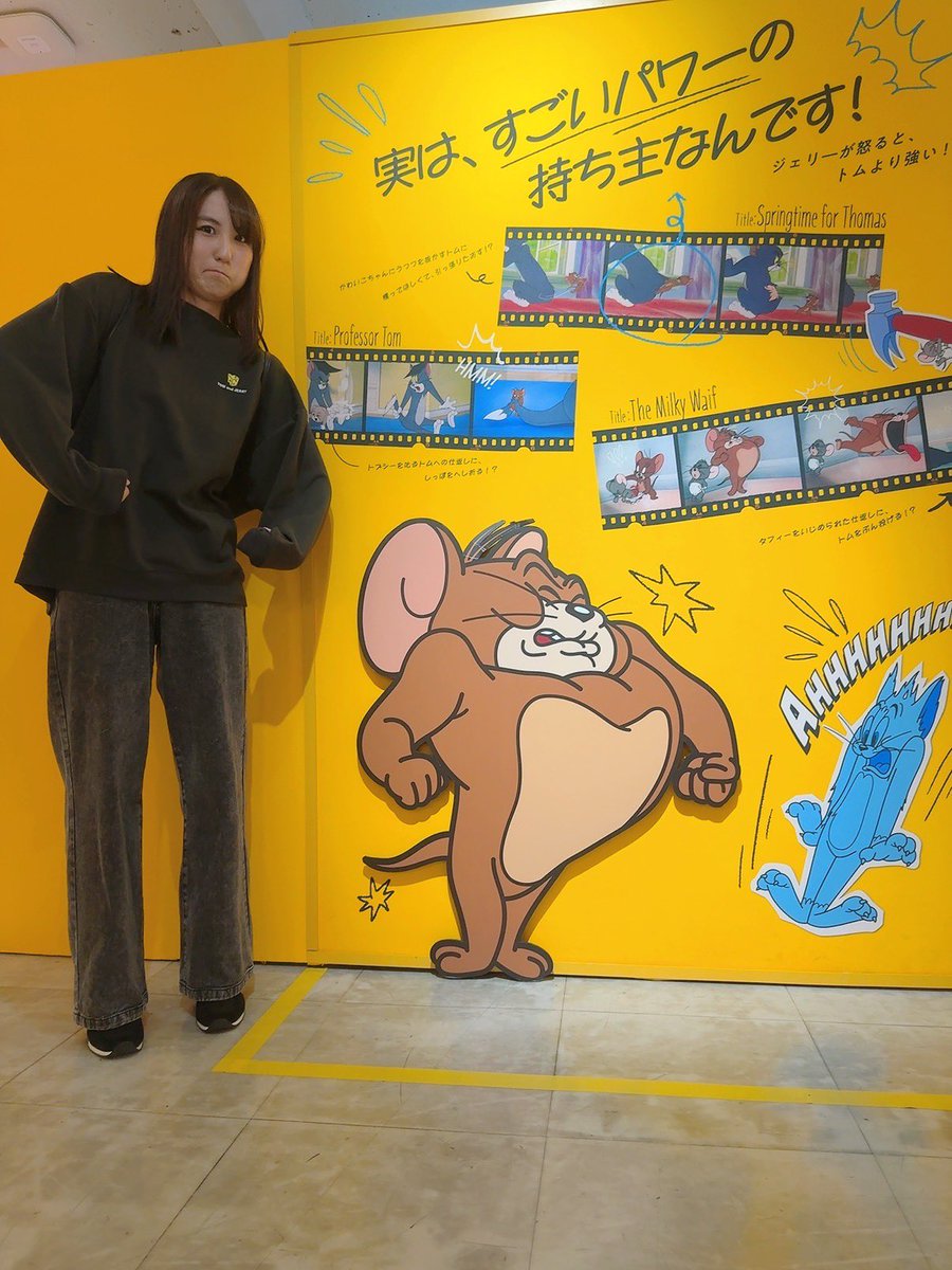 erkiti's tweet photo. トムジェリ展行った時の美乃🧀 https://t.co/O6gkvRAjyc