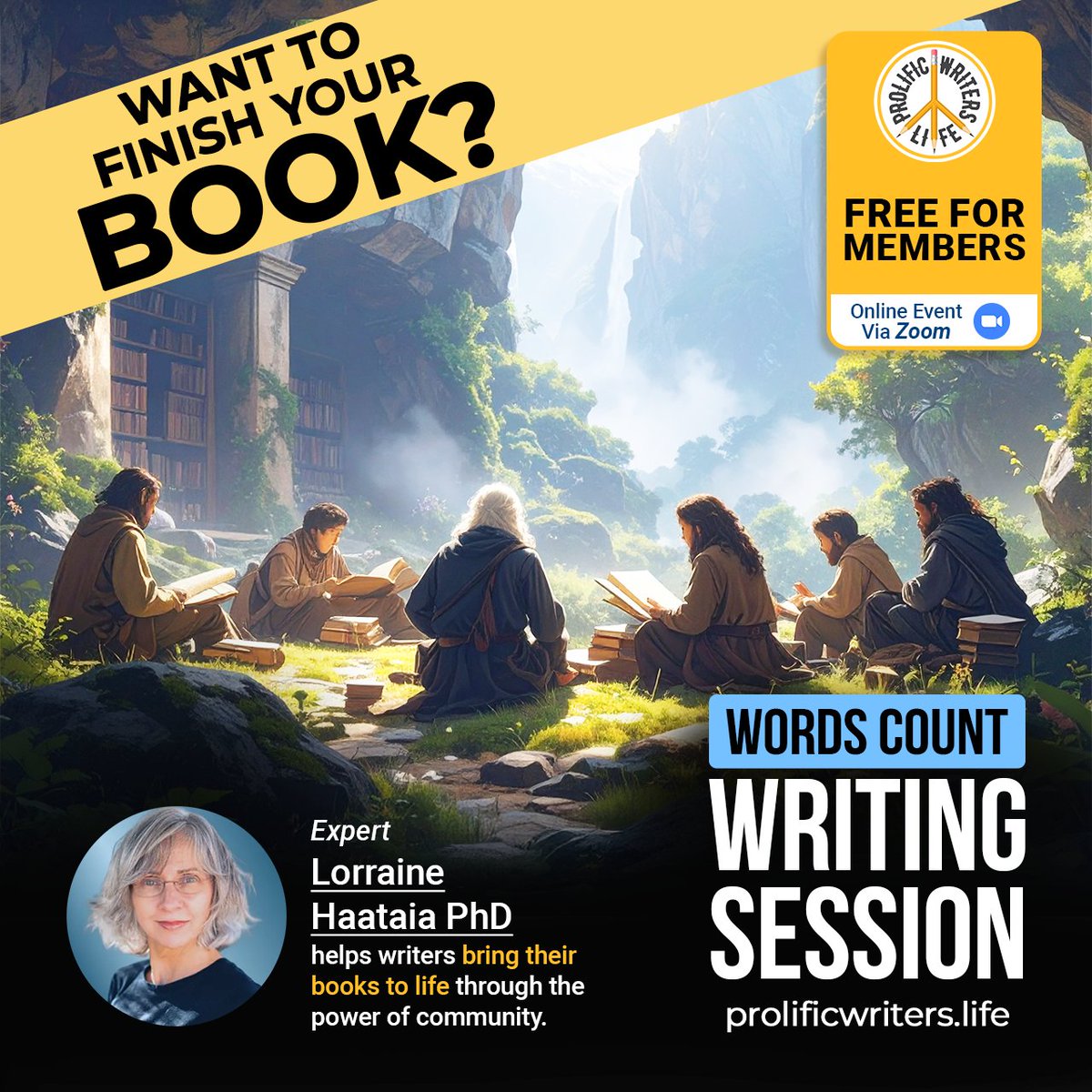 prowriterslife's tweet photo. Finish Your Book!
Join us: https://t.co/8gRTeSdjp0
#amwriting #author #authorcommunity #authorlife #authorpreneur #finishyourbook #ProlificWritersLife #wordcount #writerslife #writinggoals #writing #writingcommunity #writinggroup #writinginspiration #writinglife #writingtips https://t.co/CCZ6dvEj9F
