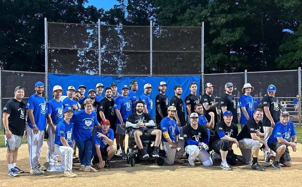 AlumniBraves's tweet photo. Welcome Home WHS Alumni Baseball Players! 
See You At The Field! 
Once A Brave Always A Brave!
We Play For Mark! 💙⚾️💙 https://t.co/J7kgwouAPv