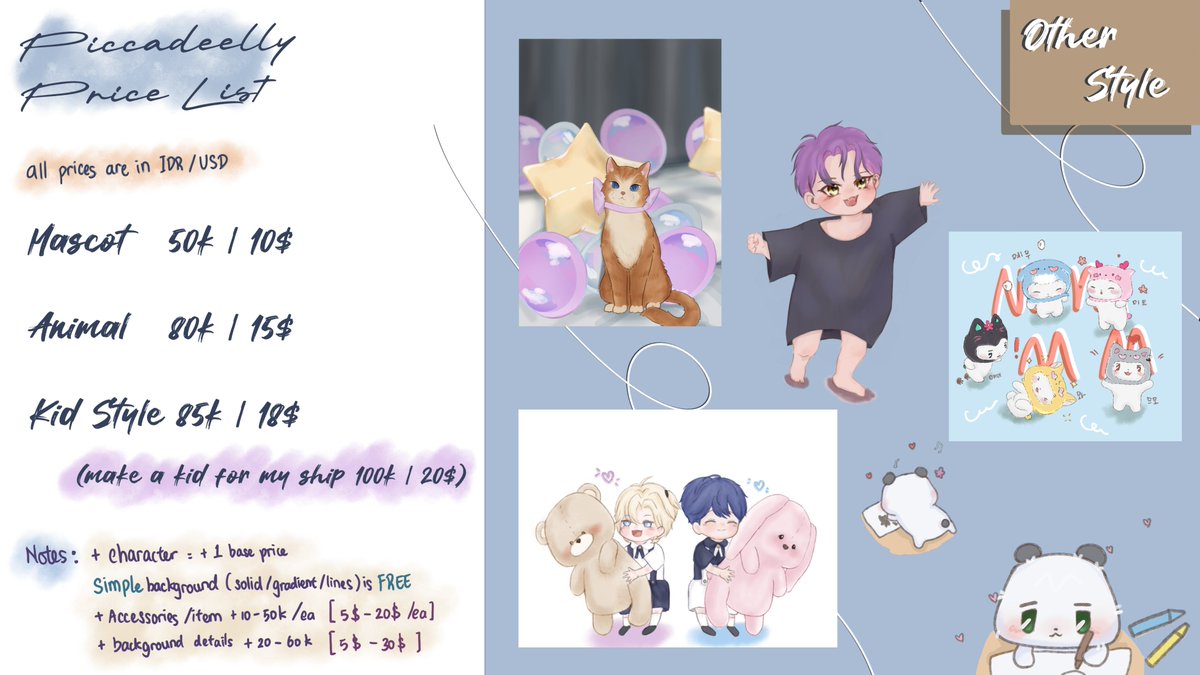 piccadeelly's tweet photo. [ ⟳ + 𖹭 appreciated! ]

beep beep, I've decided to open artwork commission for both local (🇮🇩) and international; 2 slots only! c:

More info on my sheets &amp; my dm is always open for queries and consultations! (pls mt after dm)

#artcommission #commissionsopen #artidn https://t.co/KdyH4v1JzT